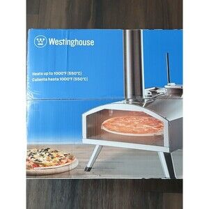 Westinghouse Dual Fuel Pizza Oven With Rotating 12" Stone. Wood Pellets & Gas.